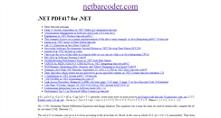 Desktop Screenshot of netbarcoder.com